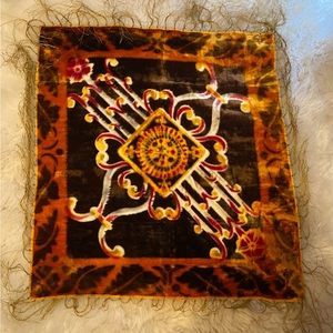 Vintage velvet tapestry